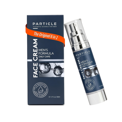 Particle 6-in-1 Face Cream for Men, Men’s Daily Hydrating Moisturizer with Vitamin C, Jojoba Oil, Vitamin E & Hyaluronic Acid, Skin Care Routine, Healthy Skin Support, Pack of 1, 1.7 FL OZ